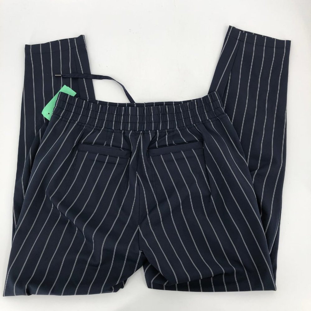 Athleta Blue Striped Wide Leg Pants | Casual to Special Event - Picture 5 of 6